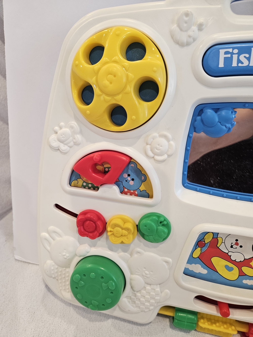Vintage '93 Fisher-Price "Busy Box" Activity Center (Attaches to Crib / Playpen) - Picture 3 of 6